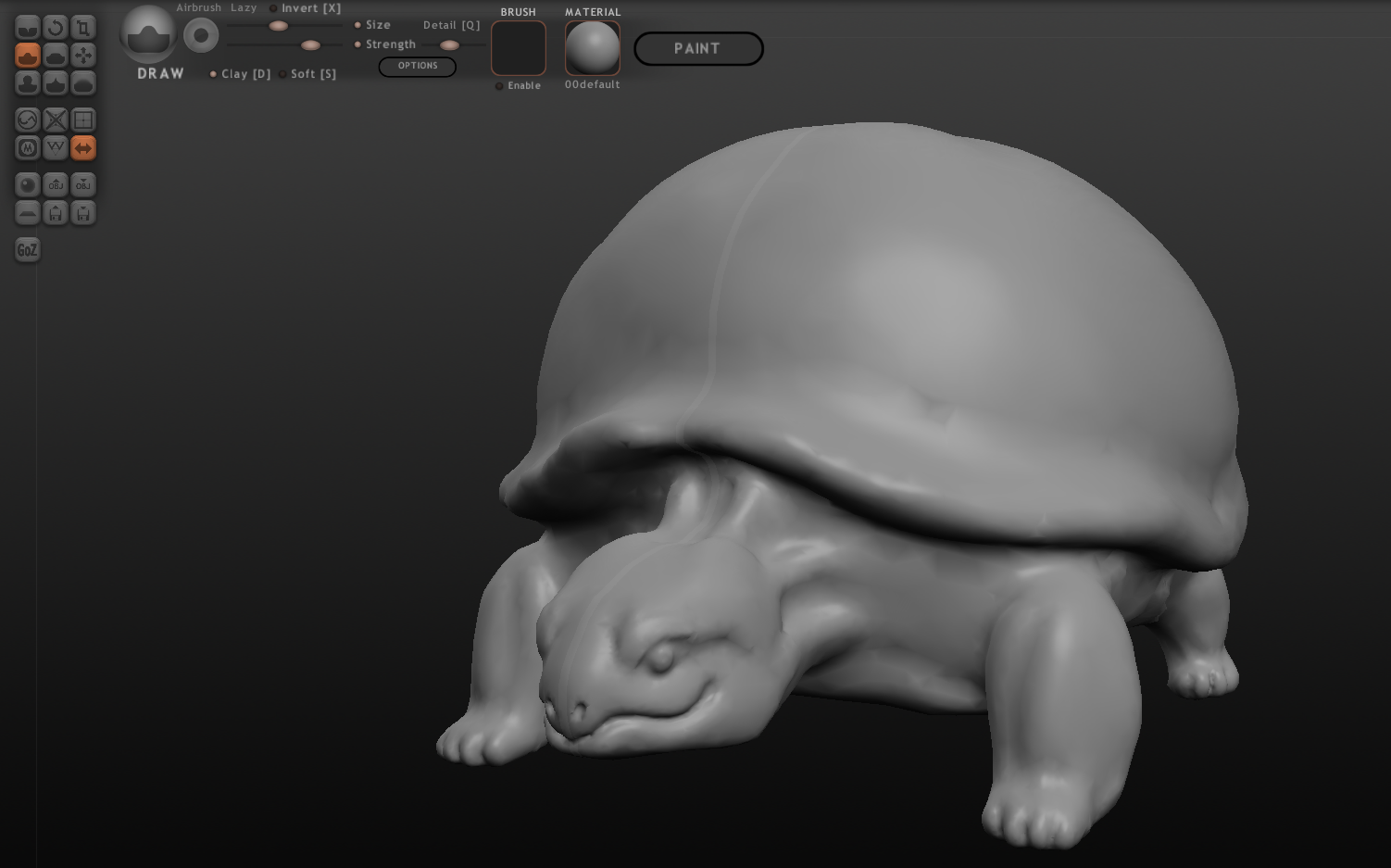 3dcgソフト Sculptris が楽しい くろくまそふと